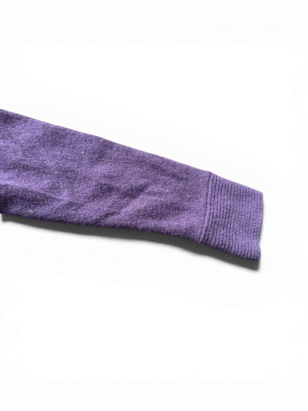 Kenar 100% 2 PY Cashmere Plum Purple Wool Cardigan - Picture 7 of 7